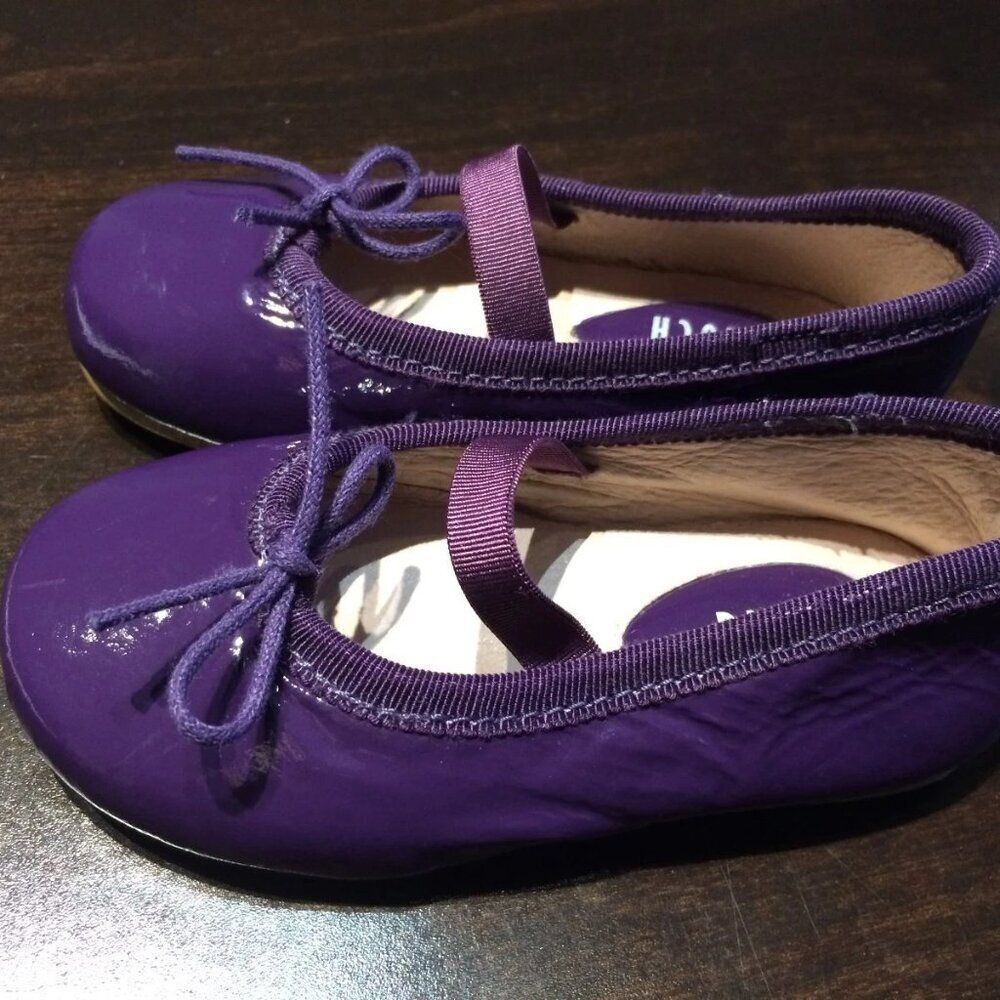 NEW - Bloch Toddler's Cha Cha Melanzana (Purple) Classic Ballet Flats TODDLER 5 - Picture 6 of 9